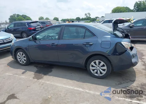 2016 Toyota Corolla Le from USA, damaged, VIN 2T1BURHE6GC628873